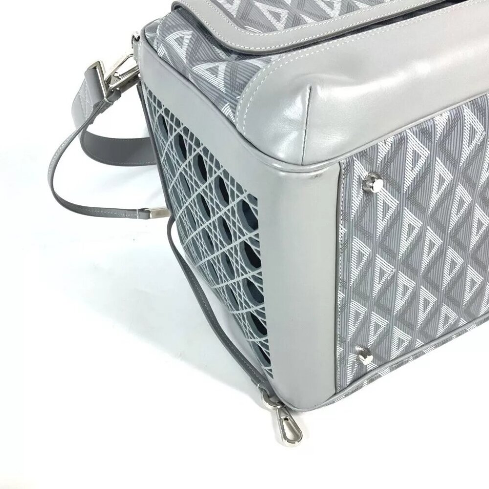 Dior 1ESDU035CDP_H42E CD Diamond Dior Hit the Road Pet Bag Dog Carrier Bag - Picture 4 of 16